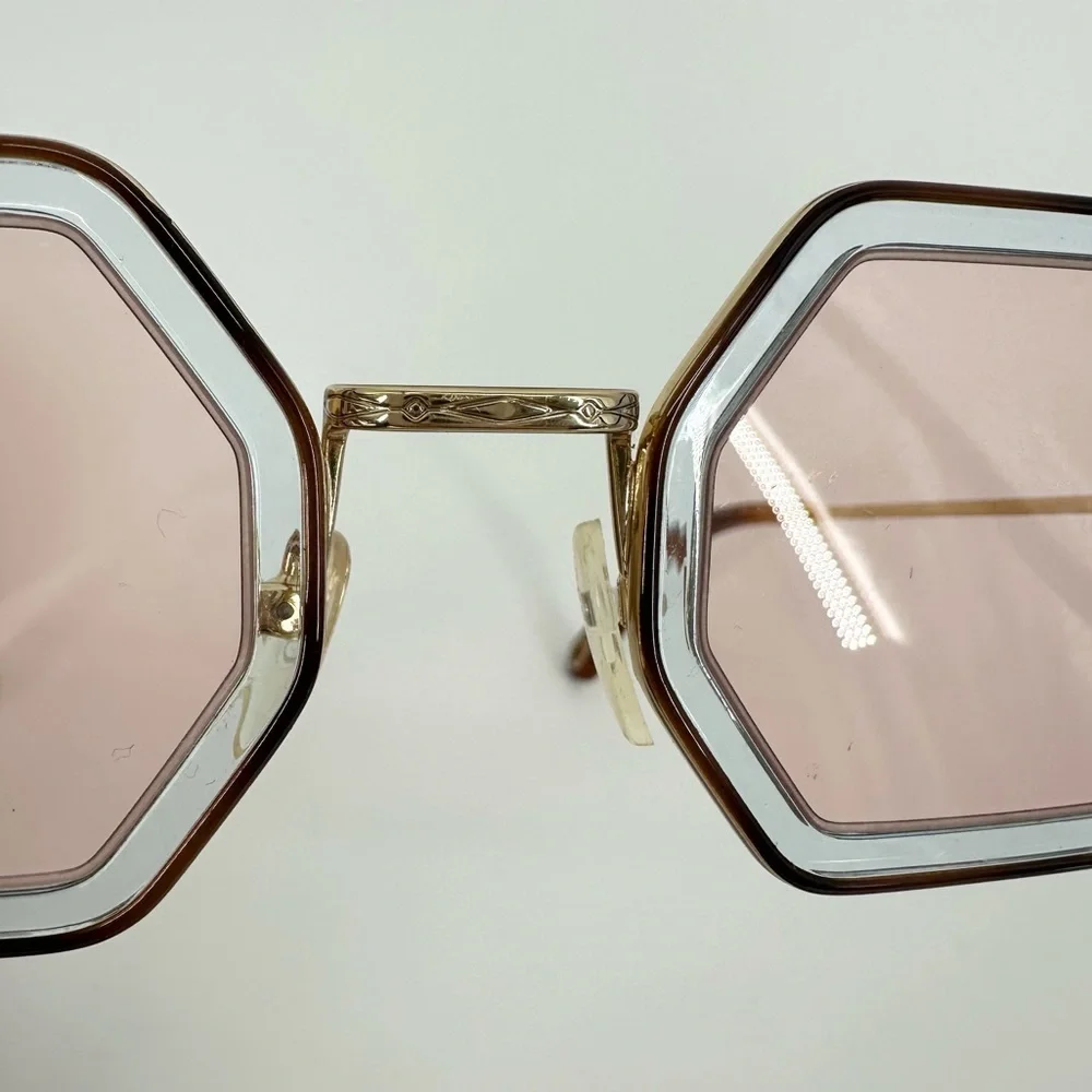 Chloe CE146S Tally Octagonal Sunglasses Pink Lens